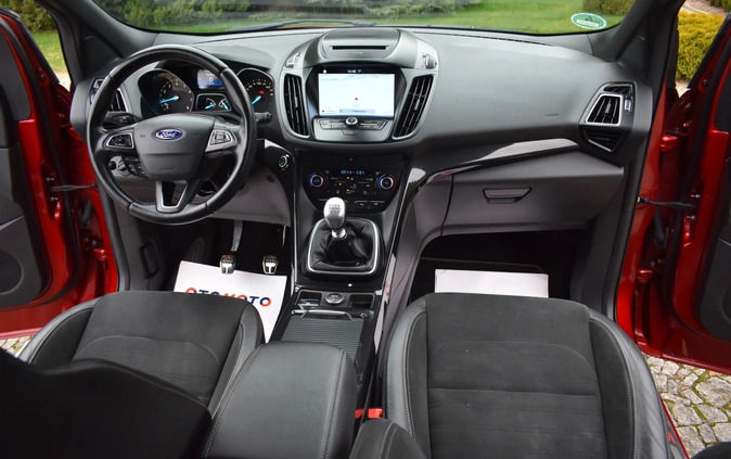 Ford Kuga cena 73500 przebieg: 125321, rok produkcji 2018 z Barcin małe 781